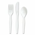 Trascocina Mediumweight Plastic Cutlery, White, 100PK TR3200182